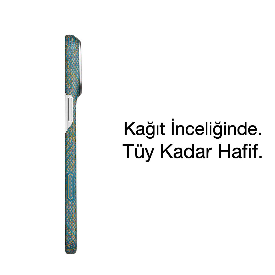 Iphone 18 Pro Max Karbon Kılıf Magsafe Uyumlu Aramid Fiber - Edge Berlin Nocturne