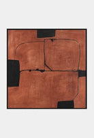 Lasttouch-Duvar Tablosu, 90x90 cm-Tablo-1-milagron.live
