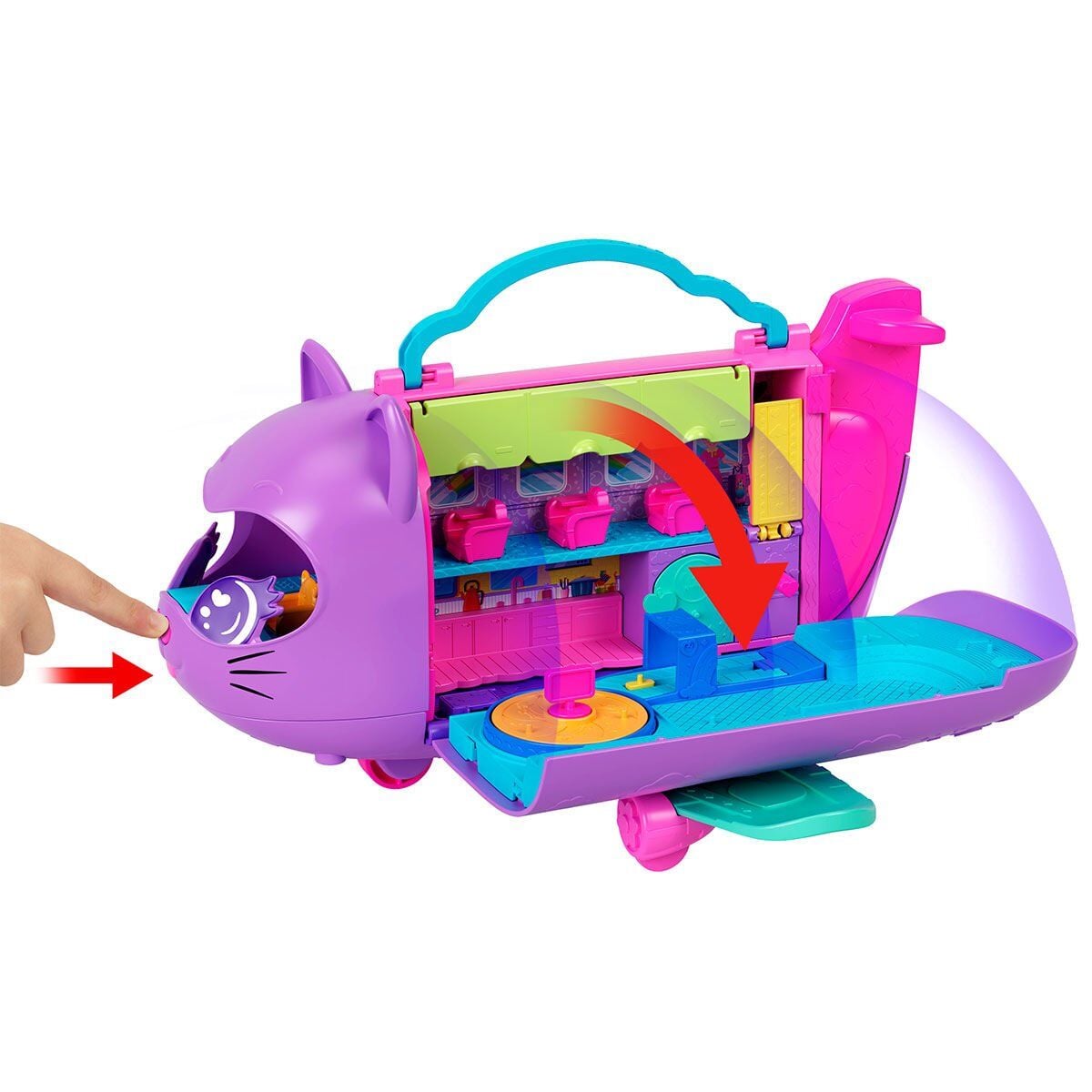 Hwp19 Polly Pocket Adventures In Rio Uçak Oyun Seti
