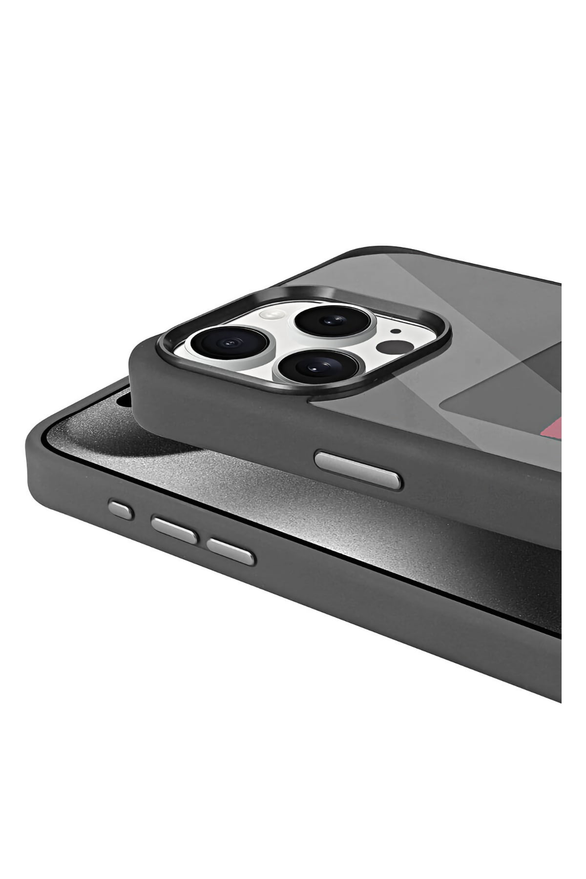 Apple Iphone 14 Pro Max Uyumlu Nfc Resim Yansıtmalı Kılıf Siyah