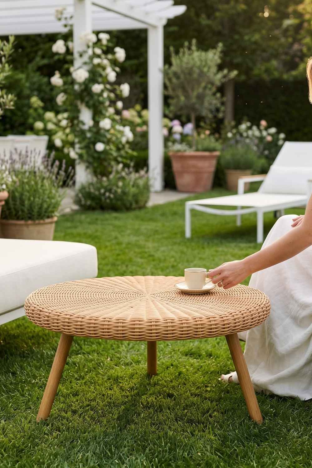 Premium Rattan Orta Sehpa - 9