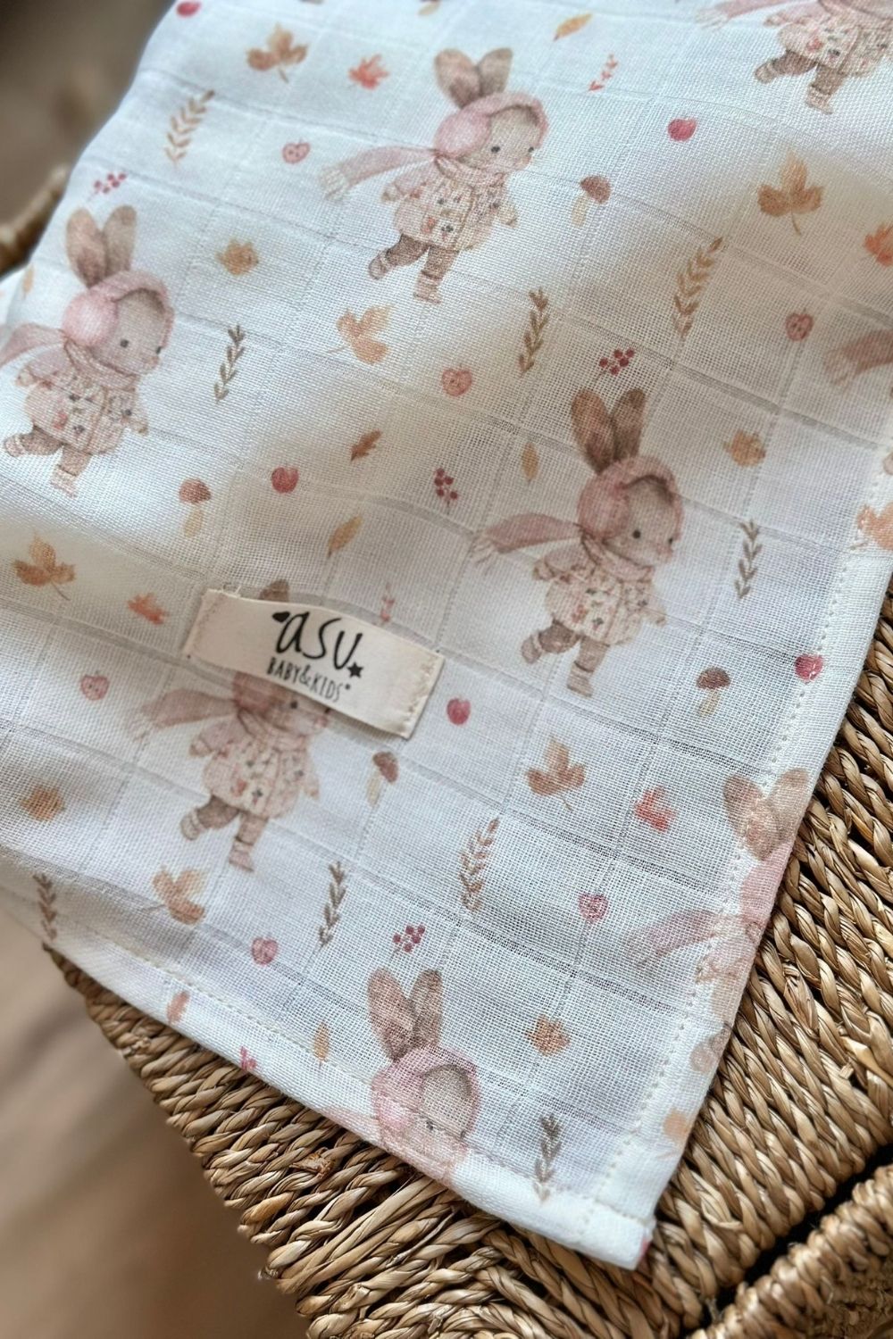 Mix&Match 3'lü Organik Pamuk Müslin Ponpony&Copper Stripe&Mini Dot - 1