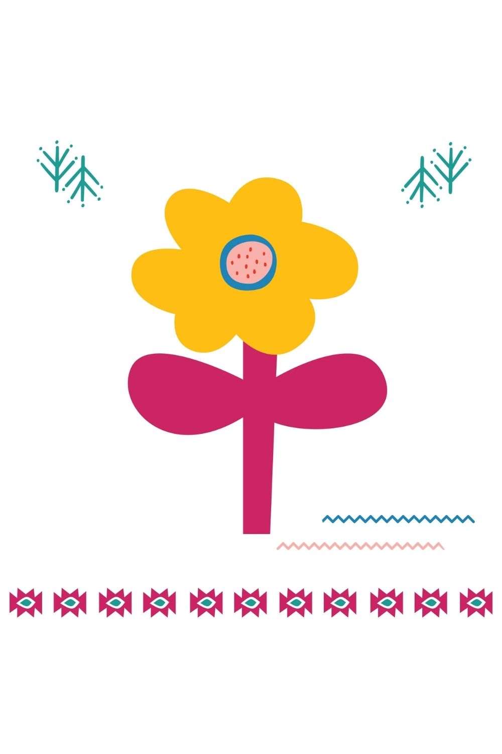 Big Flower Sarı Yıkanabilir Bebek & Çocuk Halısı – 120 X 160 Cm - 5