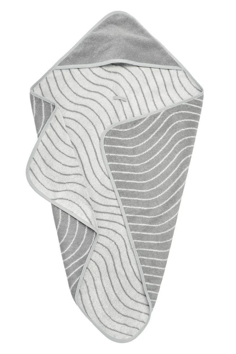 Hoodie Başlıklı Havlu, Woodland Cool Grey - 1
