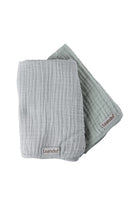 Matty 2'li Set Müslin Örtü - Pearl Grey / Sage Green - 0