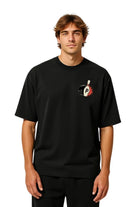 Fallen Dreams Boxy Fit Siyah T-Shirt - 0