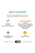 Big Flower Pamuk Saten Sarı Çocuk Çarşaf Seti 90x190 Cm - 3