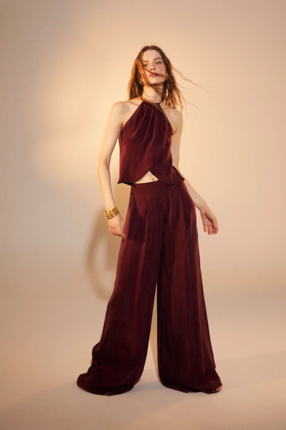 Mui Modal Pantolon Red Plum - 0