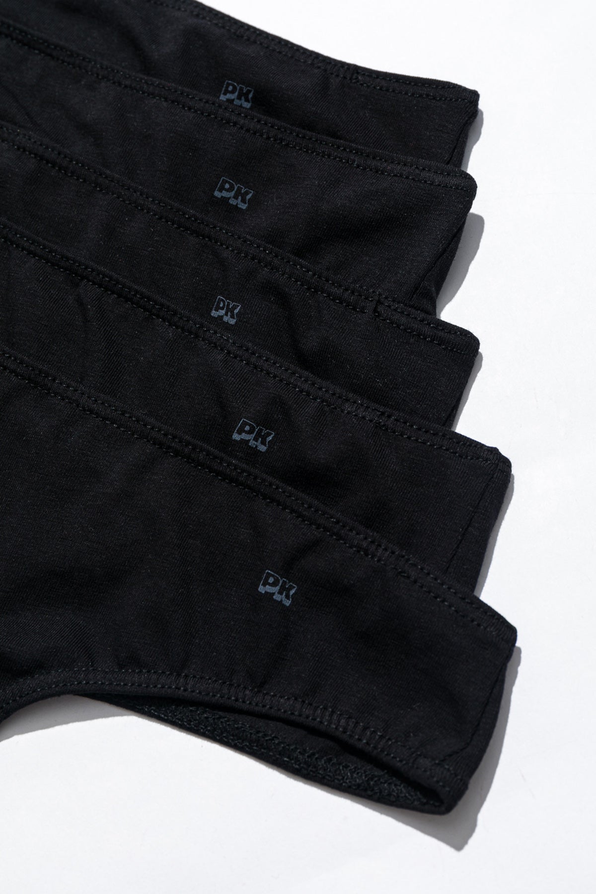 5'li Kadın String Külot All Black - 2