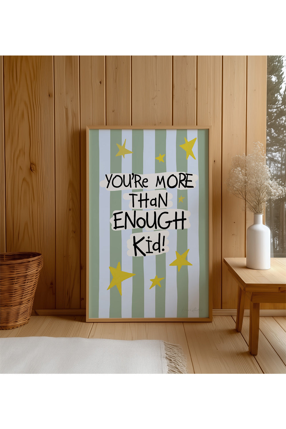 You’re More Than Enough Yazılı Poster, Yeşil - 0