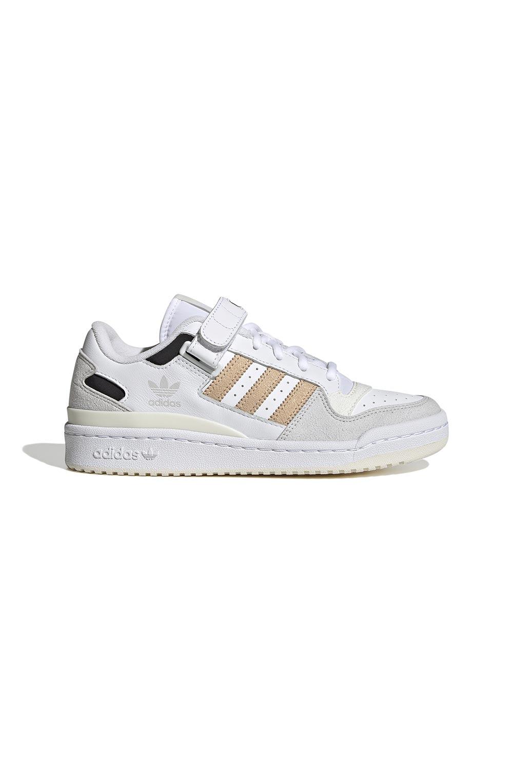 Adidas-Forum Low White/Magic Beige/Black-Sneakers-1-milagron.live