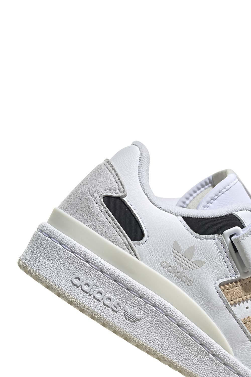 Adidas-Forum Low White/Magic Beige/Black-Sneakers-7-milagron.live
