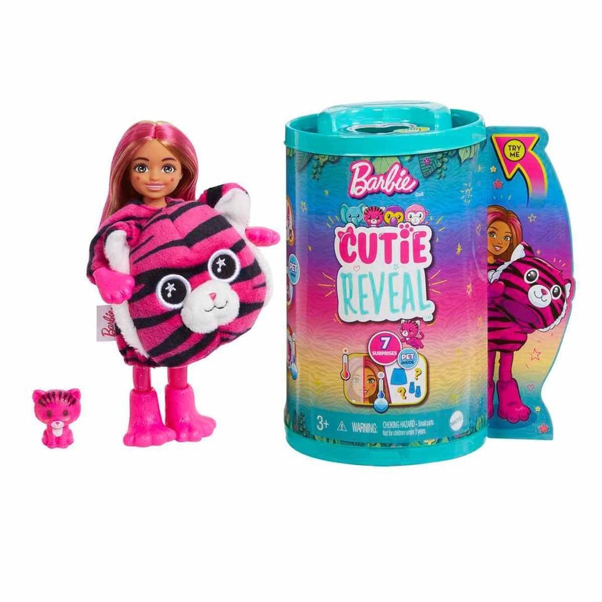 Barbie-Cutie Reveal Bebekler Chelsea Tropikal Orman Serisi-Biriktirilebilir Oyuncaklar ve Setleri-1-milagron.live