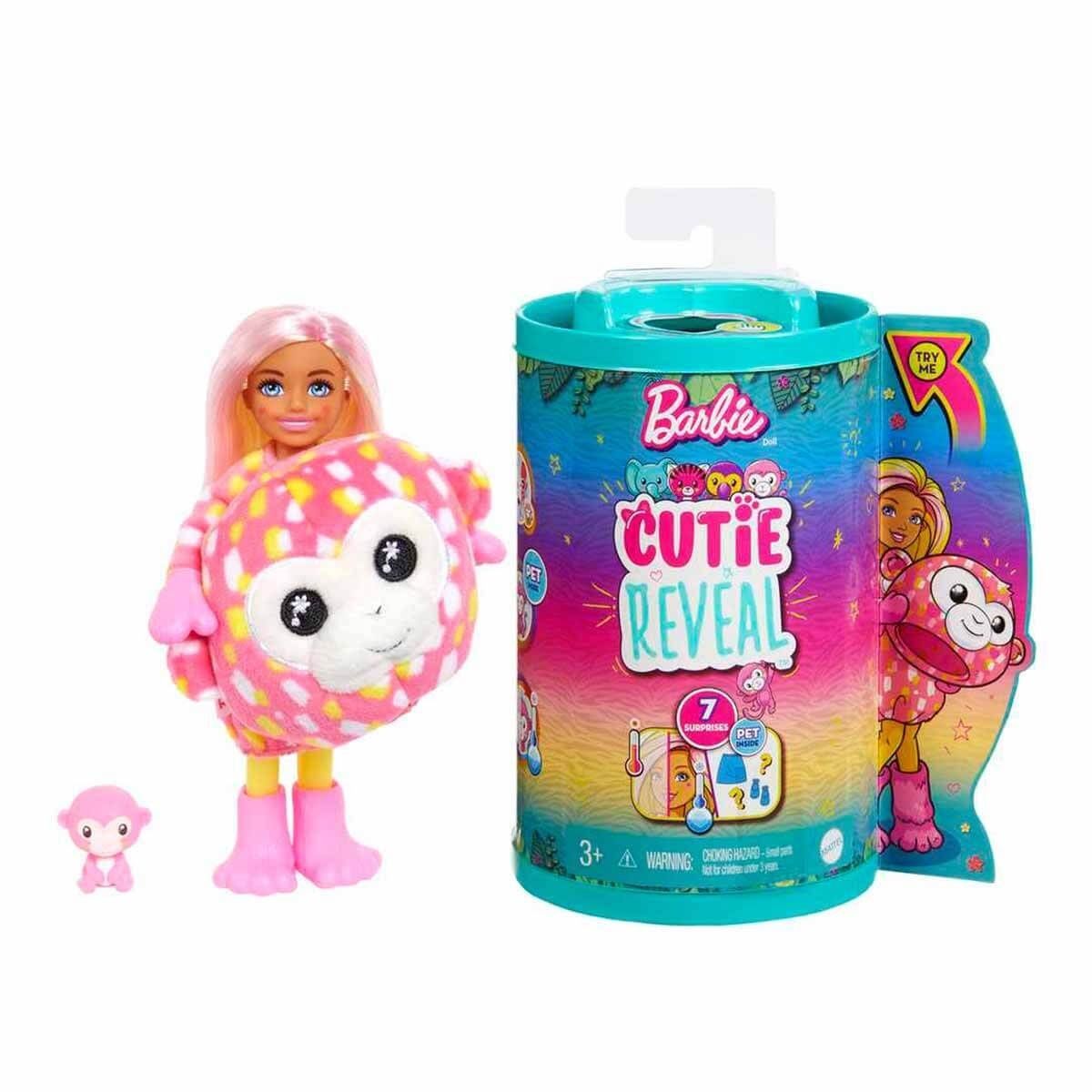 Barbie-Cutie Reveal Bebekler Chelsea Tropikal Orman Serisi-Biriktirilebilir Oyuncaklar ve Setleri-3-milagron.live