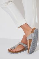 Birkenstock-Gizeh Sfb Nu-Sandalet & Terlik-7-milagron.live