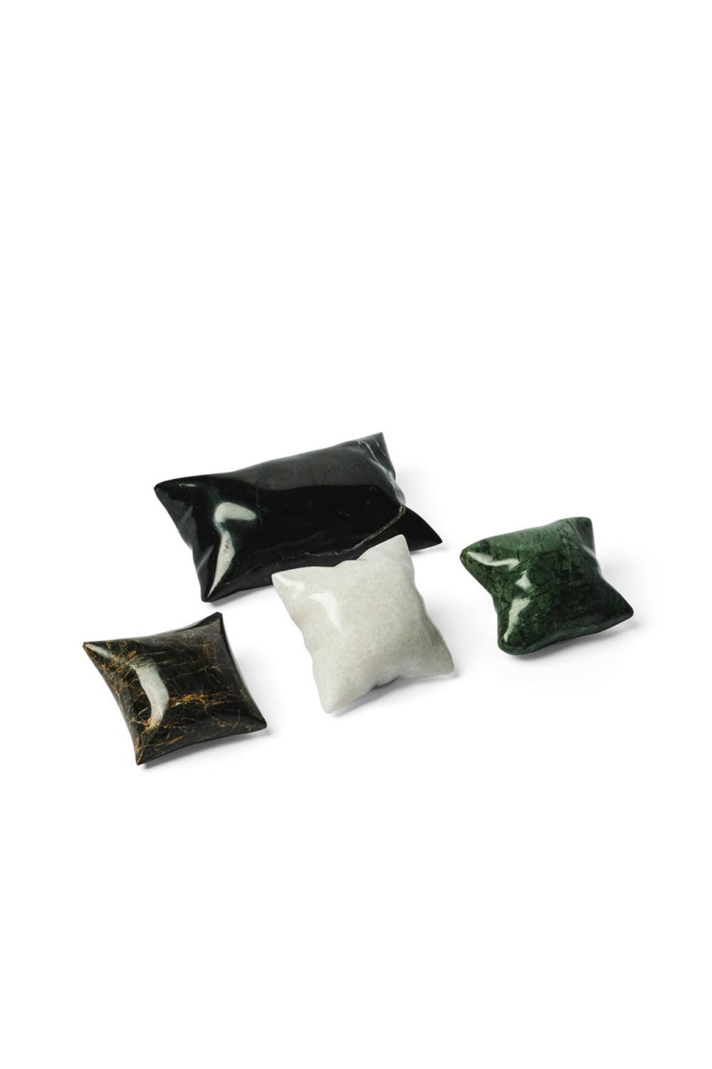 Design Elements-Cushion Mini Mermer Obje- Beyaz-Biblo-2-milagron.live