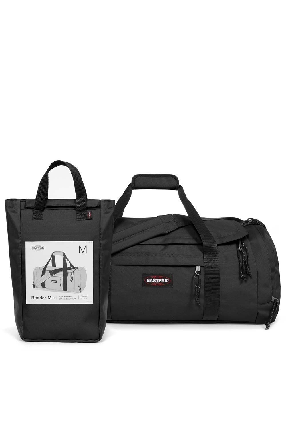 Eastpak-Reader M + Black Seyahat Çantası-Bavul & Seyahat Çantası-1-milagron.live