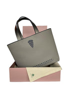 Geomi-Mun Tote - Travel Size - Gri-Omuz Çantası-3-milagron.live