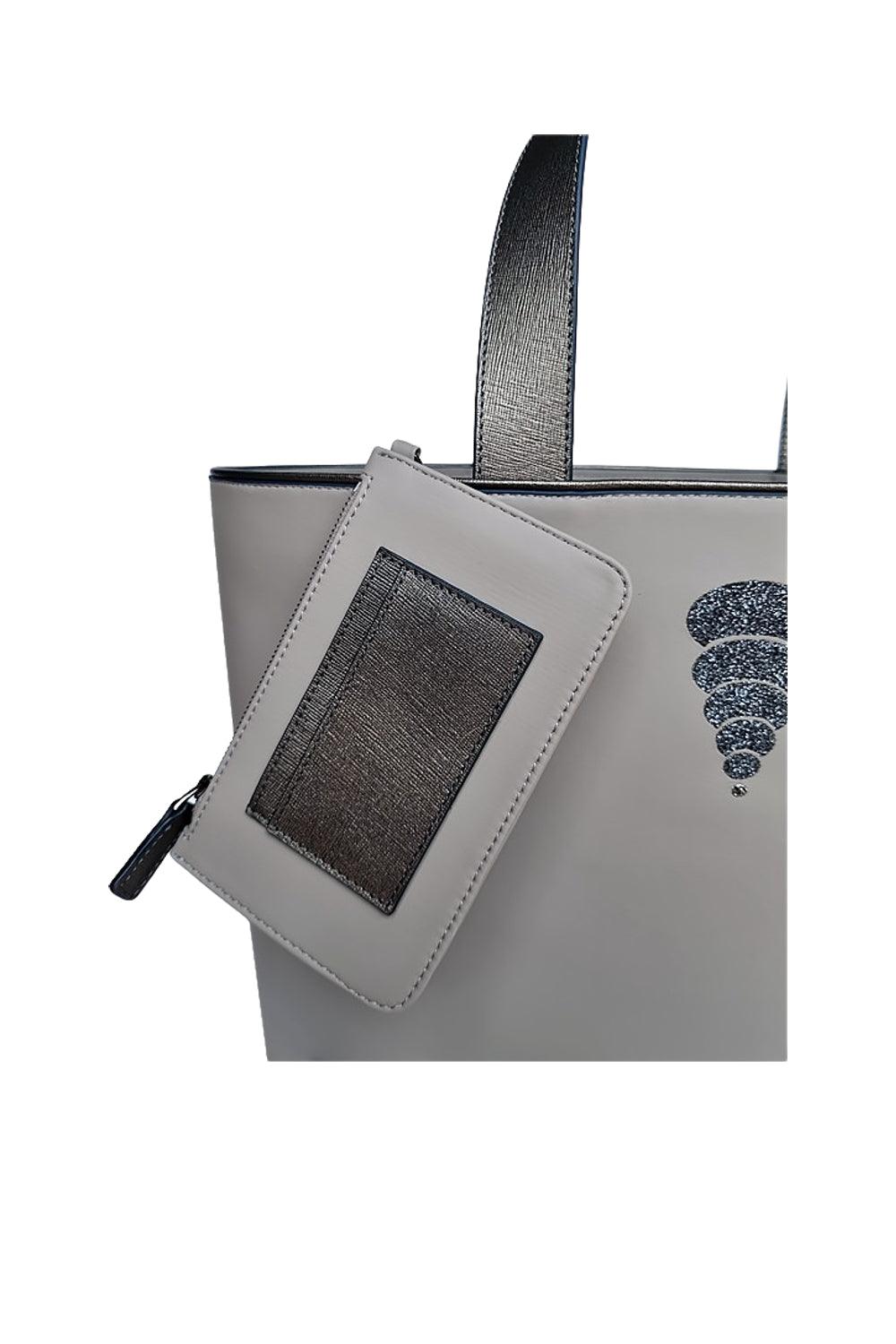 Geomi-Mun Tote - Travel Size - Gri-Omuz Çantası-4-milagron.live