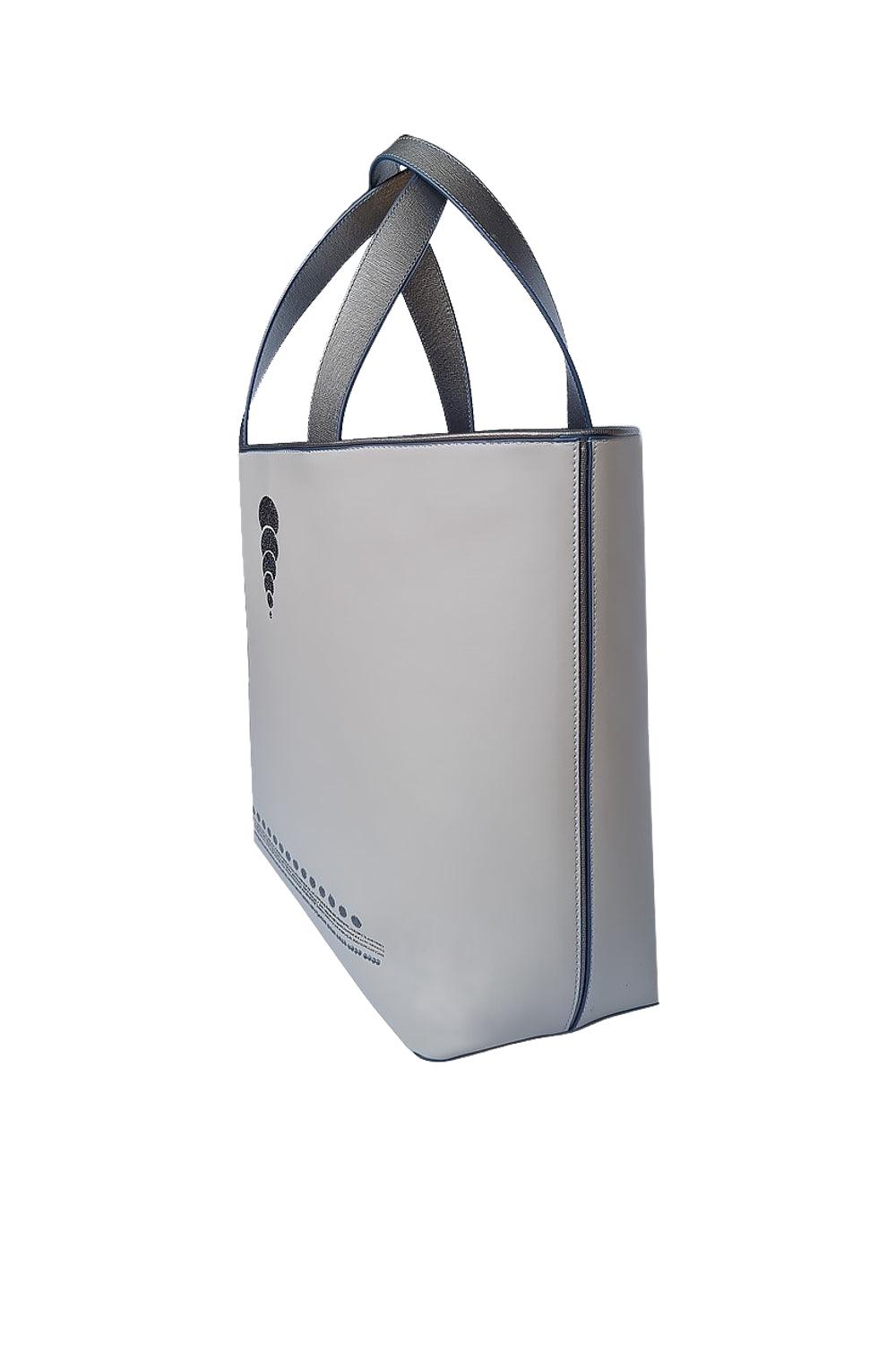 Geomi-Mun Tote - Travel Size - Gri-Omuz Çantası-6-milagron.live