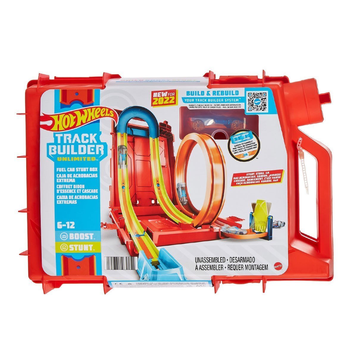 Hot Wheels-Track Builder Benzin Bidonu Akrobası Set-Oyuncak Arabalar ve Setleri-1-milagron.live