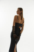 Iquoniq-Black Swan Dress-Elbise-5-milagron.live