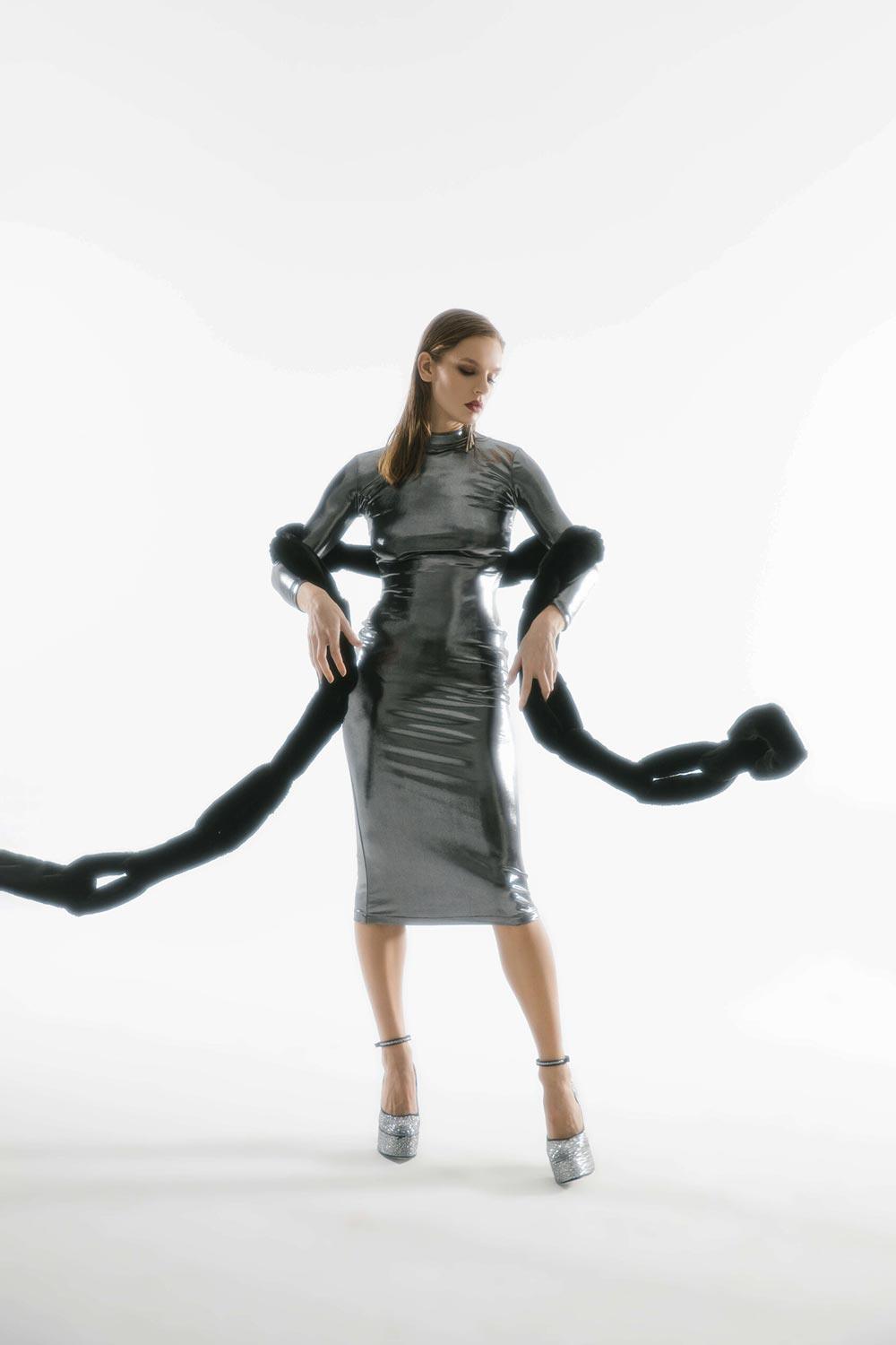 Iquoniq-Sirius Dress-Elbise-1-milagron.live