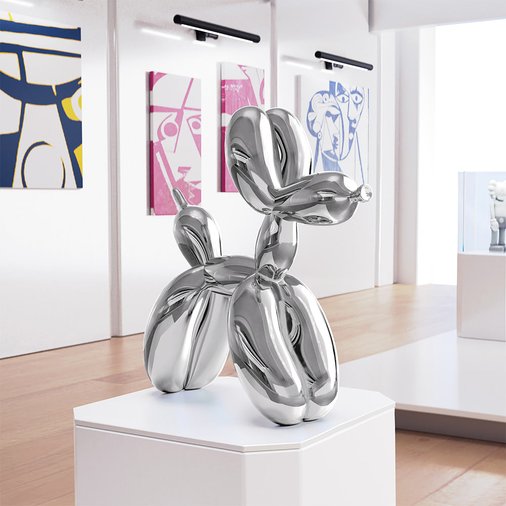 Jeff Koons-Jeff Koons Balloon Dog (Large) Silver-Biblo-7-milagron.live