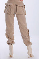 Kahshan-Doyenne Cargo Pants Beige-Pantolon-2-milagron.live