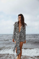 LA LOUVE-Zebra Dress-Elbise-1-milagron.live