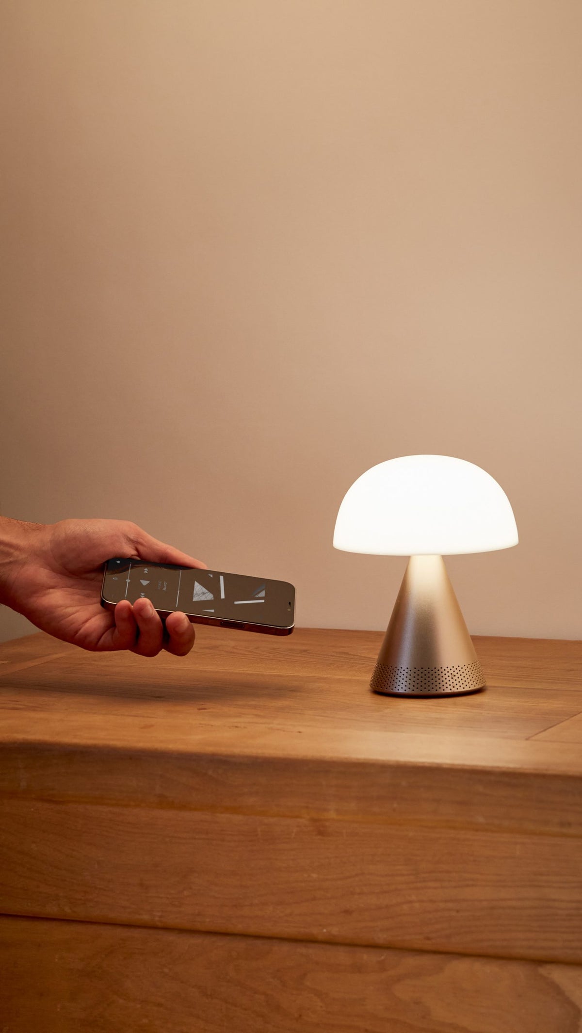 Lexon-Mina L Led Lamba Ve Bluetooth Hoparlör Dore-Led Lamba-9-milagron.live