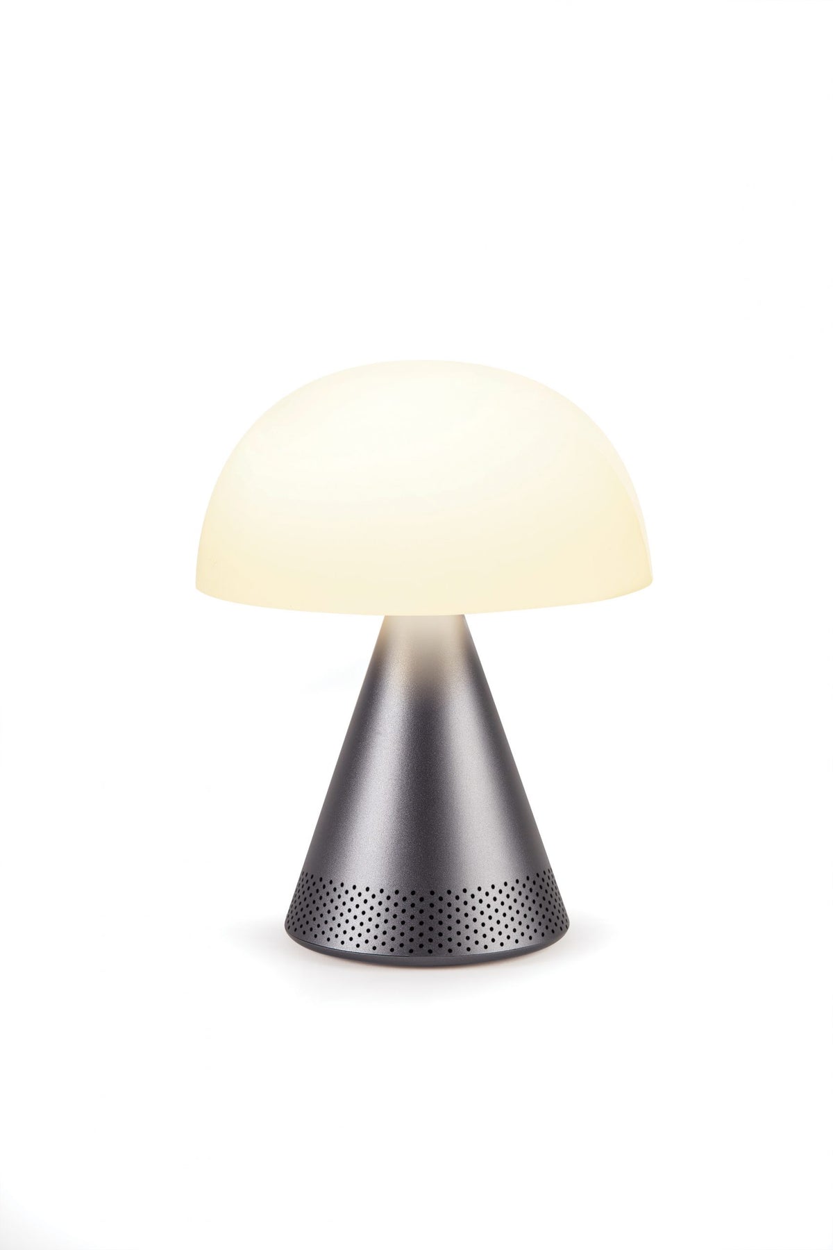 Lexon-Mina L Led Lamba Ve Bluetooth Hoparlör Metalik Gri-Led Lamba-2-milagron.live