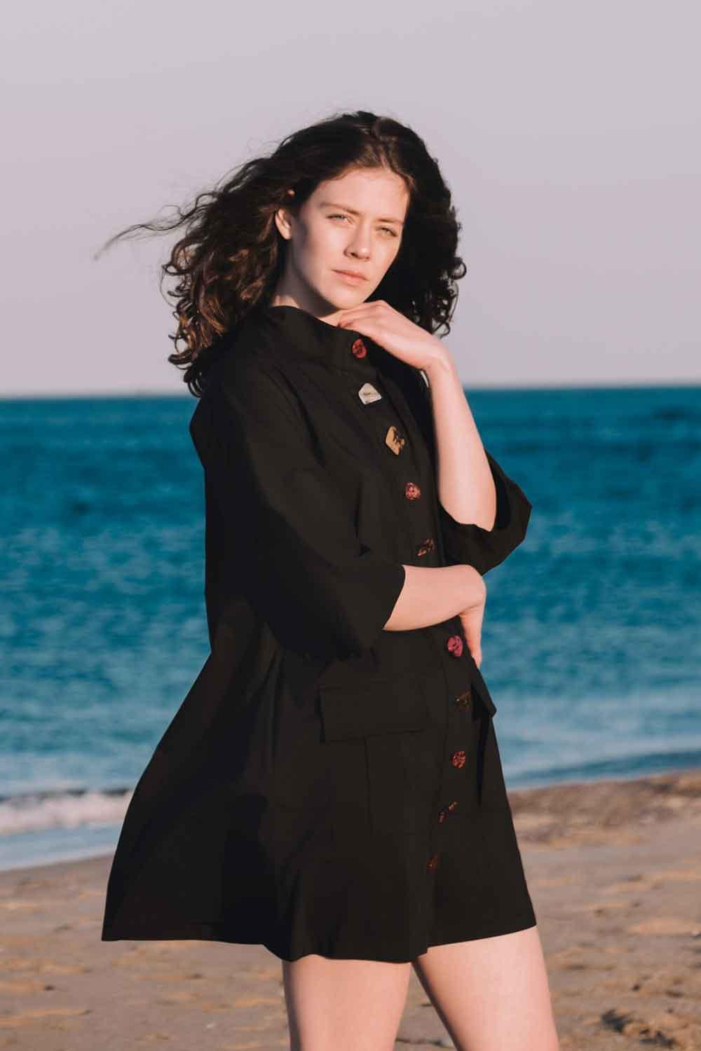 Mirimalist-Stone Age Dress / Jacket-Elbise-4-milagron.live