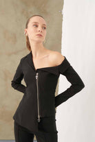 Mirimalist-Viva Jacket Black-Ceket-4-milagron.live