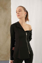Mirimalist-Viva Jacket Black-Ceket-7-milagron.live