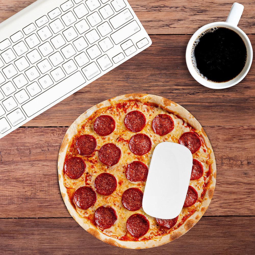 Mustard-Mustard Pizza Mouse Pad-Mouse Pad-3-milagron.live
