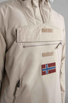 Napapijri-Rainforest Pocket 2 Beige Stone-Yağmurluk-6-milagron.live