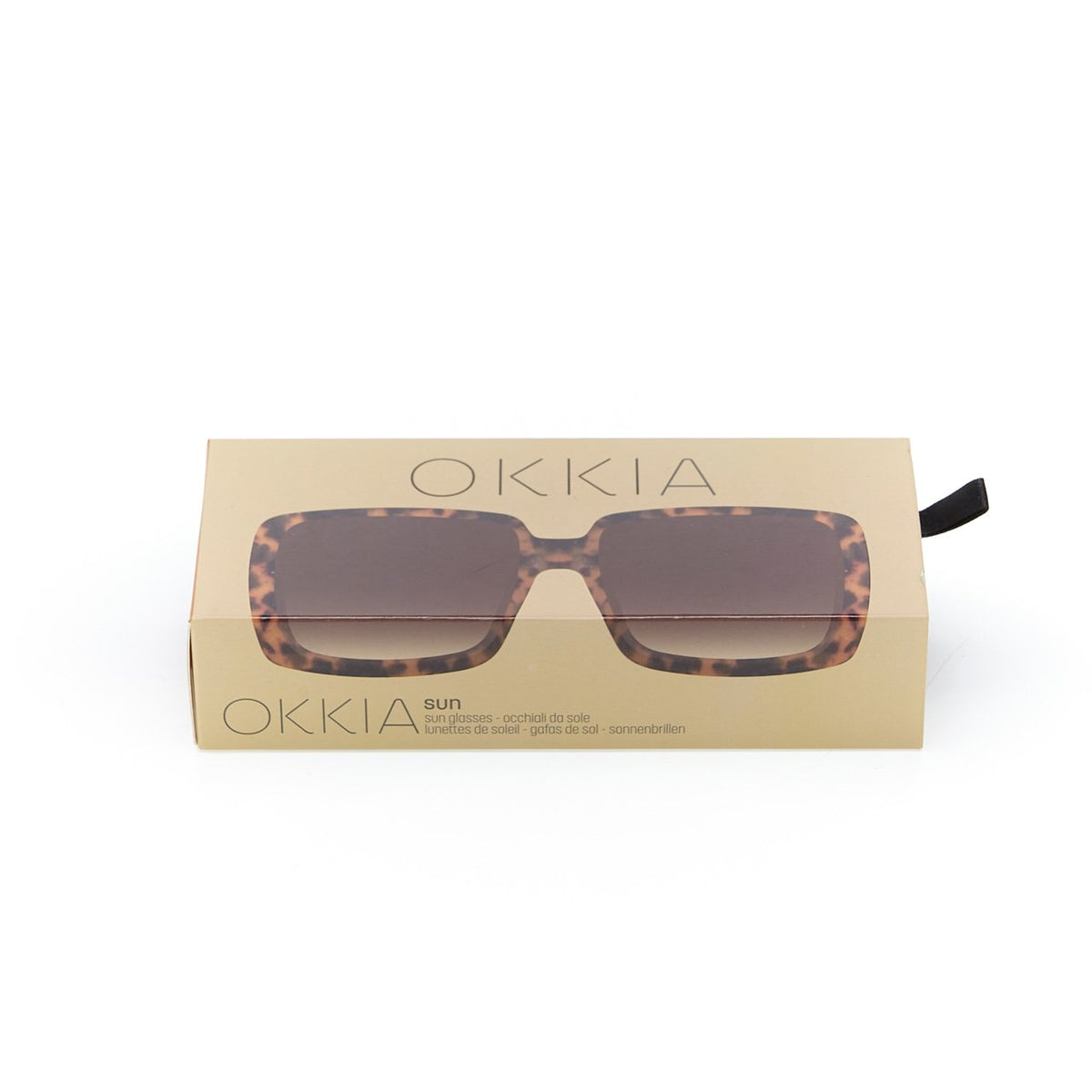 Okkia-Okkia Alessia Unisex Güneş Gözlüğü Klasik Havana-Güneş Gözlüğü-9-milagron.live