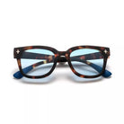 Okkia-Okkia Giovanni Classic Havana & Blue Unisex Güneş Gözlüğü Mavi Lens-Güneş Gözlüğü-1-milagron.live