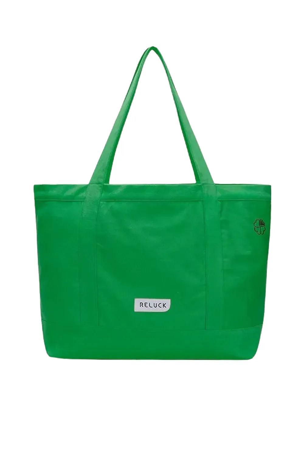 Reluck-%100 Recycled Big Tote Bag-Bez Çanta-1-milagron.live