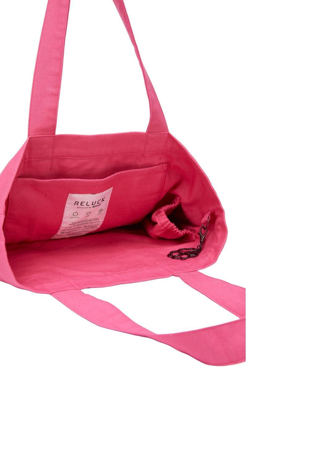Reluck-%100 Recycled Big Tote Bag-Bez Çanta-6-milagron.live