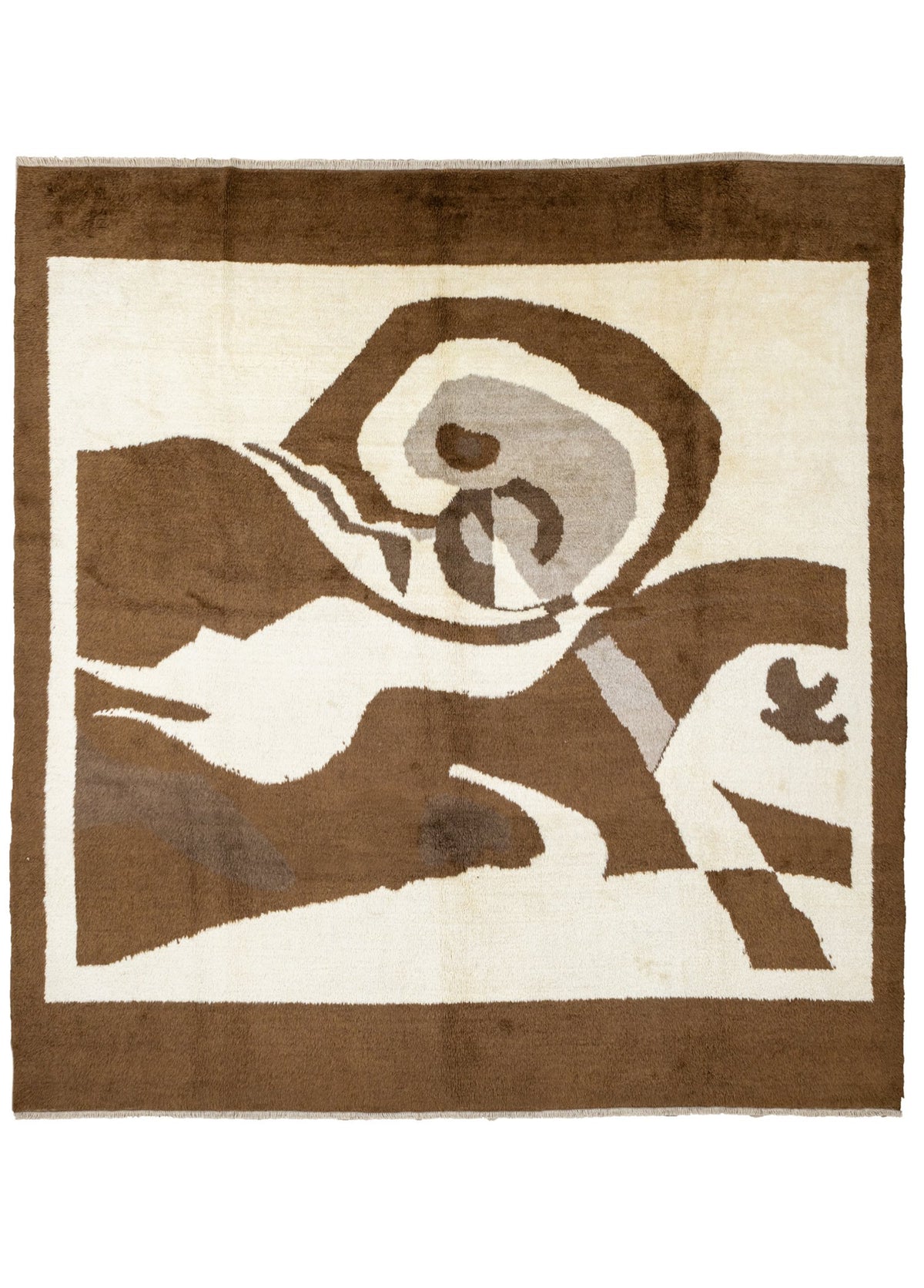 Soho Antiq-Baver Soyut Desenli El Dokuma Yün Halı 306x332 Cm-Halı-1-milagron.live