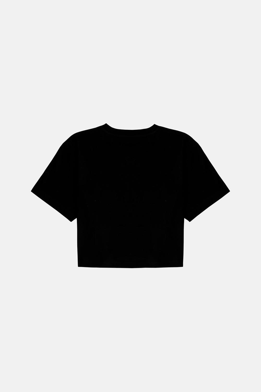 WWF Market-Denizanası Crop T-Shirt - Siyah-T-Shirts-3-milagron.live