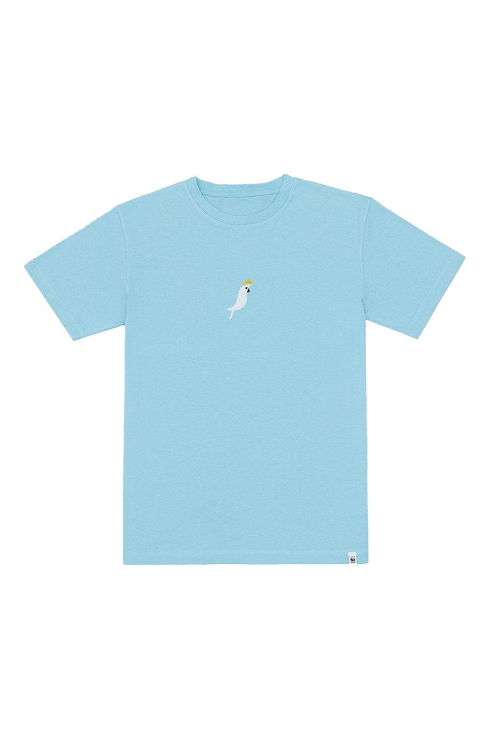 WWF Market-Kakadu T-Shirt - Mint Mavi-T-Shirts-1-milagron.live
