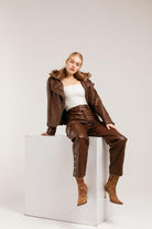Wown-Dora Leather Jacket-Deri Mont-2-milagron.live