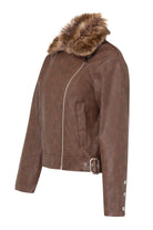 Wown-Dora Leather Jacket-Deri Mont-4-milagron.live