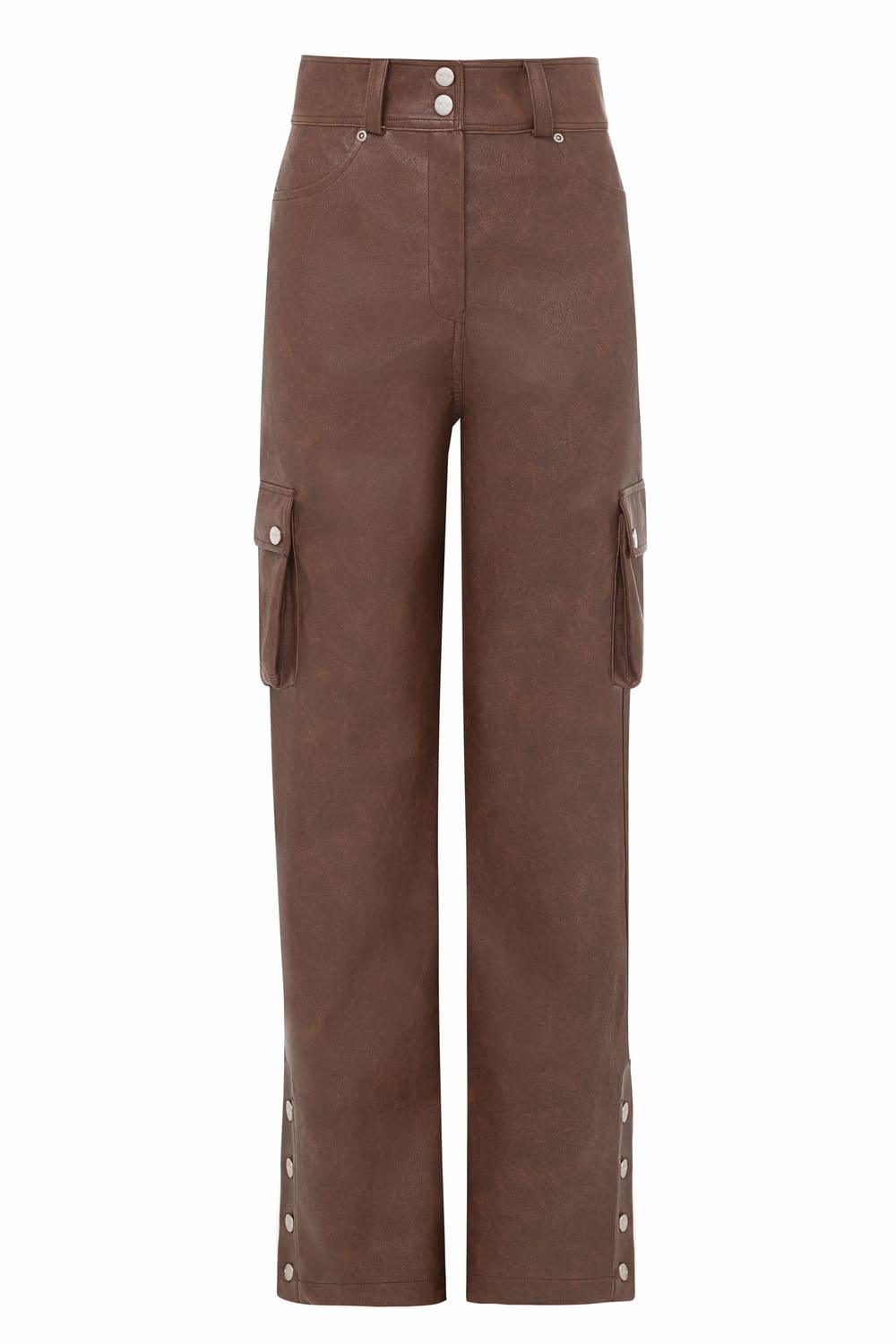 Wown-Dora Leather Pants-Deri Pantolon-1-milagron.live