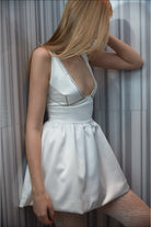 Zeynep Mayruk-Nara Dress Mini White-Elbise-1-milagron.live